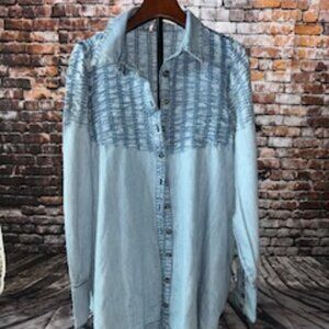 Free People denim women's dress.  NWT